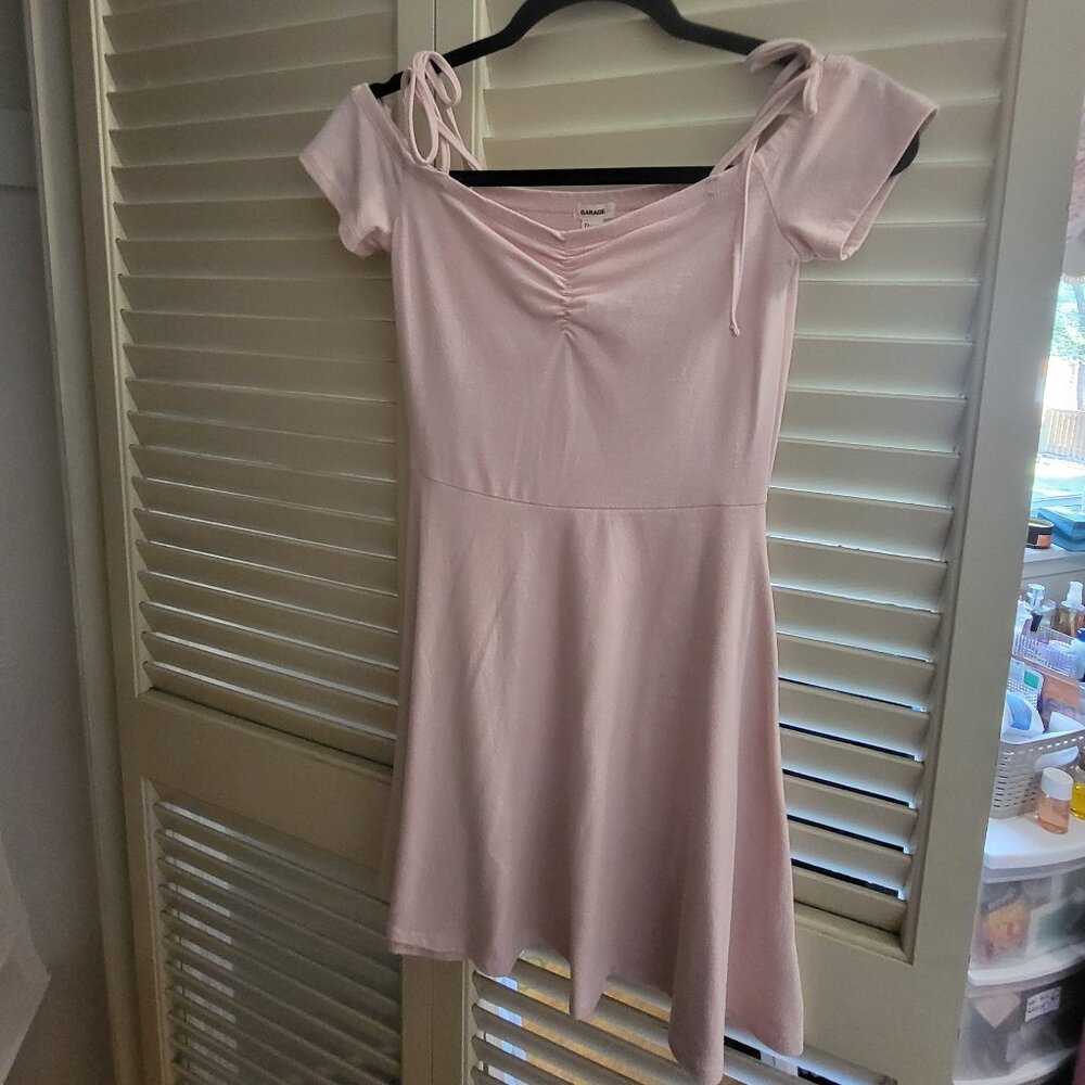 Garage Girls Pink Bow Dress Small